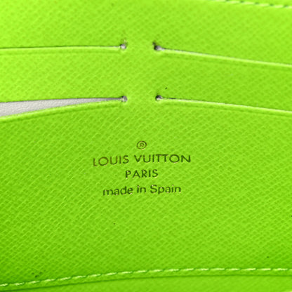Louis Vuitton Monogram Graffiti Zippy Wallet Green 6 of 10