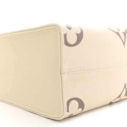 Louis Vuitton Empreinte Monogram Giant Onthego PM Creme Bois De Rose 8 of 10