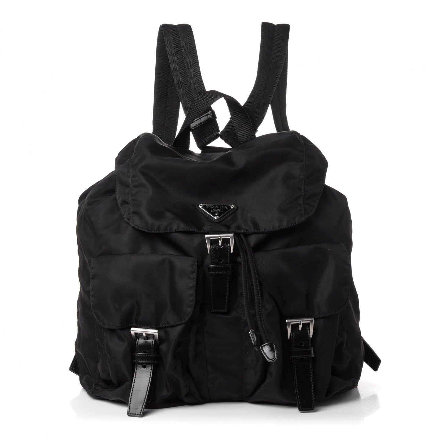 Nylon Vela Medium Backpack Black
