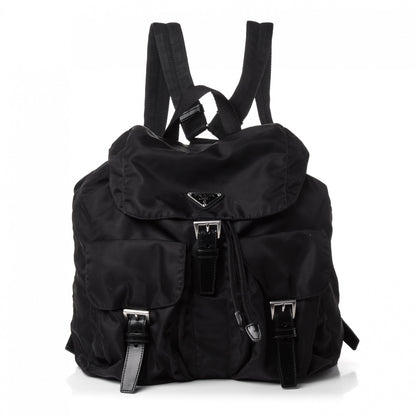 Prada Nylon Vela Medium Backpack Black 1 of 4