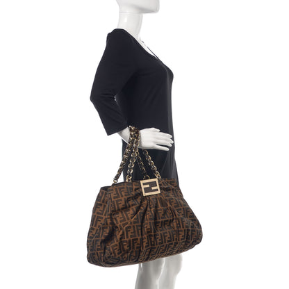 Fendi Zucca Mia Tote Tobacco 2 of 9