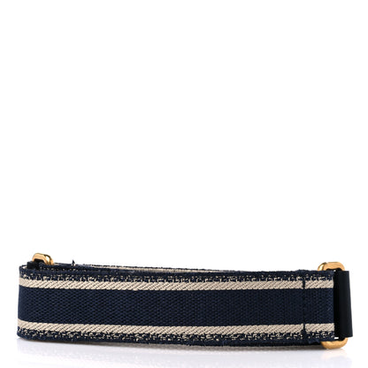 Christian Dior Canvas Embroidered Book Belt 75 30 Bleu 2 of 4