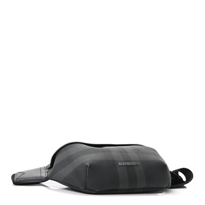 Burberry Charcoal Check Calfskin Sonny Bum Bag Charcoal 4 of 10