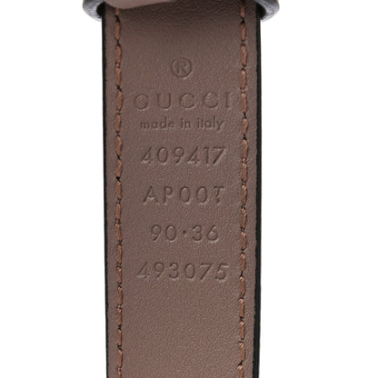 Gucci Calfskin Double G 20mm Belt 90 36 Porcelain Rose 5 of 10