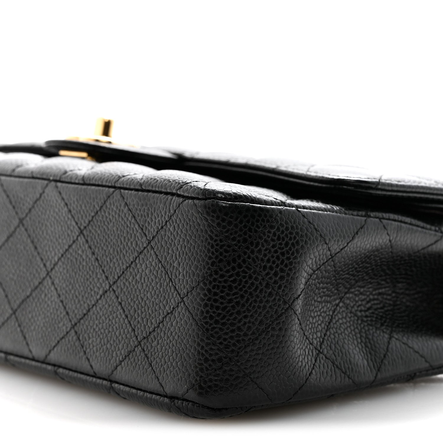 Chanel Caviar Quilted Medium Double Flap Black 10 of 13