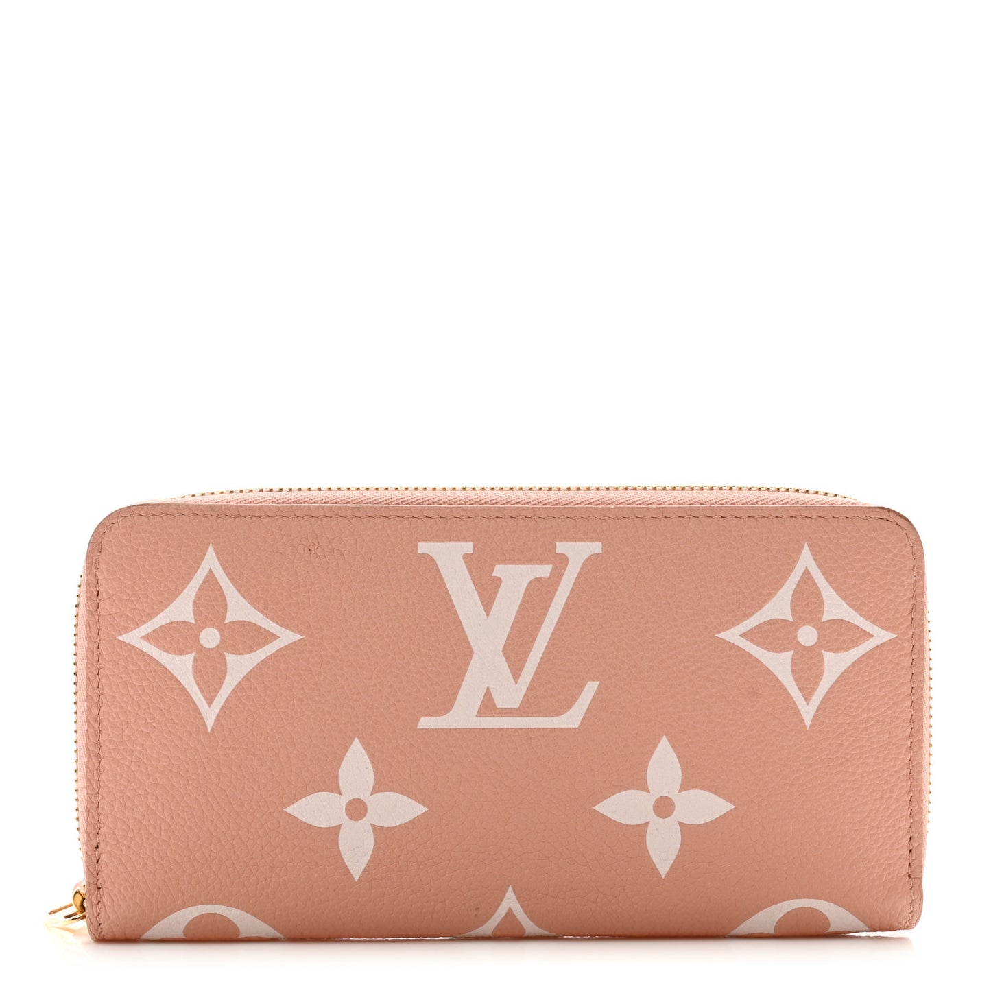 Empreinte Monogram Giant Zippy Wallet Rose Trianon Creme