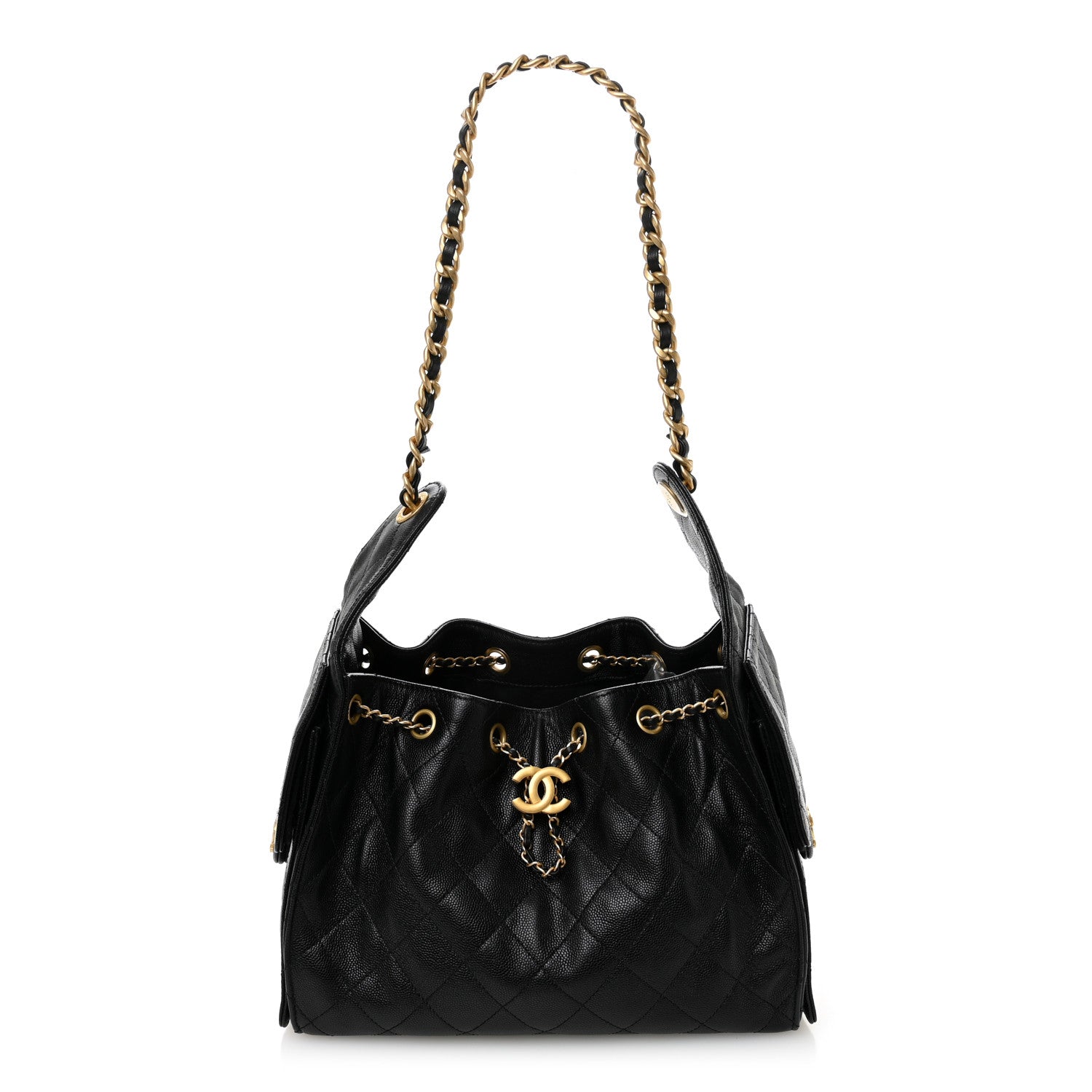 Chanel Caviar Quilted Small Chanel 25 Handbag Black 1 of 11