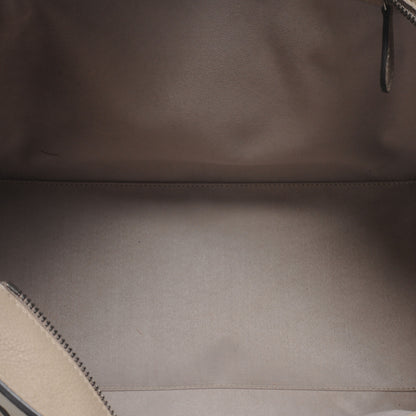Celine Drummed Leather Medium Luggage Dune 7 of 9