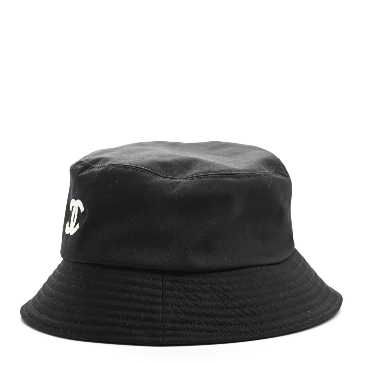 Chanel Cotton CC Bucket Hat Black 4 of 8