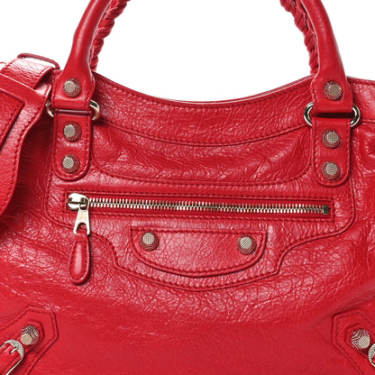 Balenciaga Agneau Giant 12 Gold Hardware Town Rouge Cardinal 8 of 10