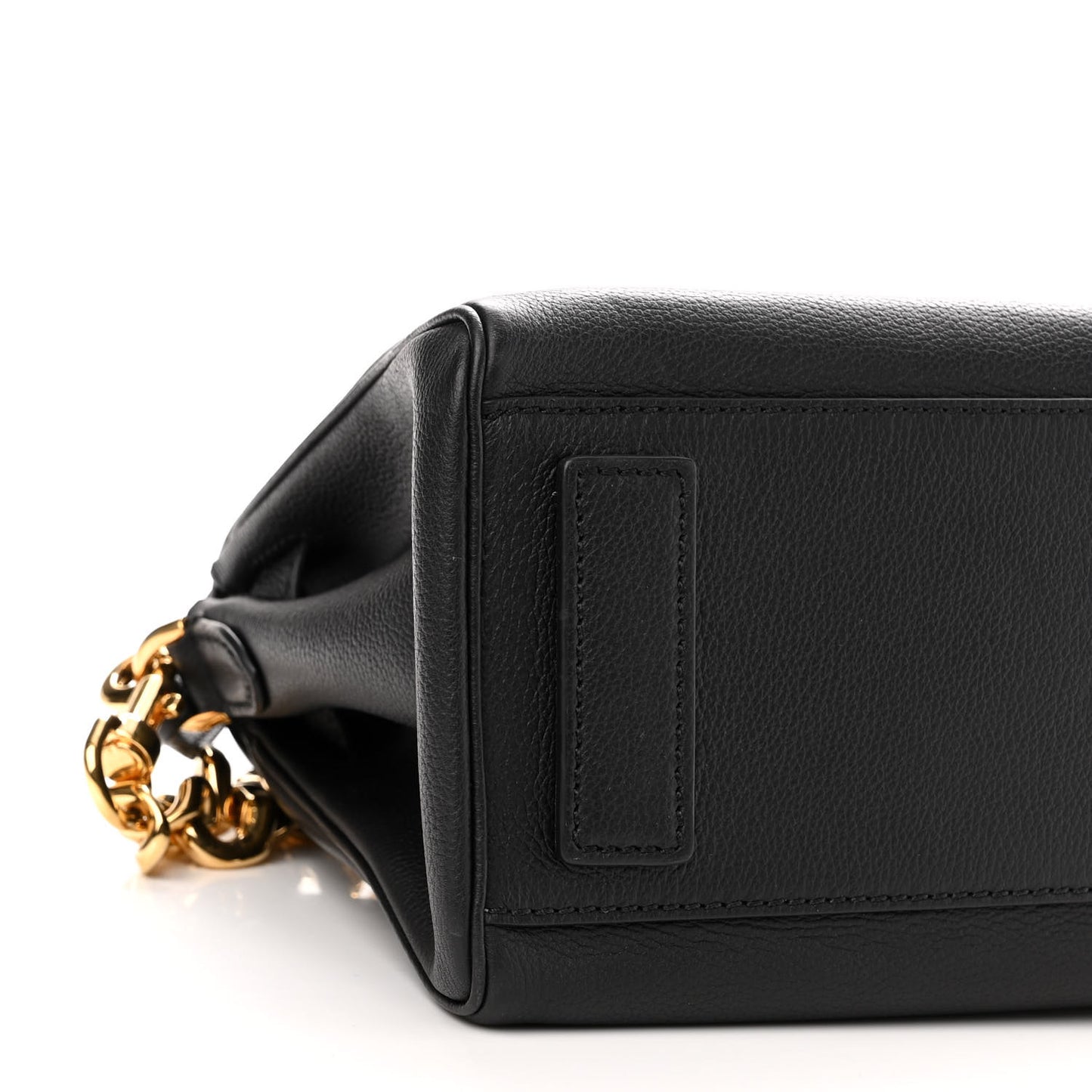 Calfskin Medium La Medusa Top Handle Handbag Black Lilac