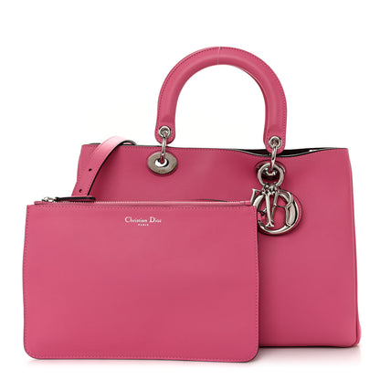 Christian Dior Smooth Calfskin Medium Diorissimo Tote Pink 1 of 11