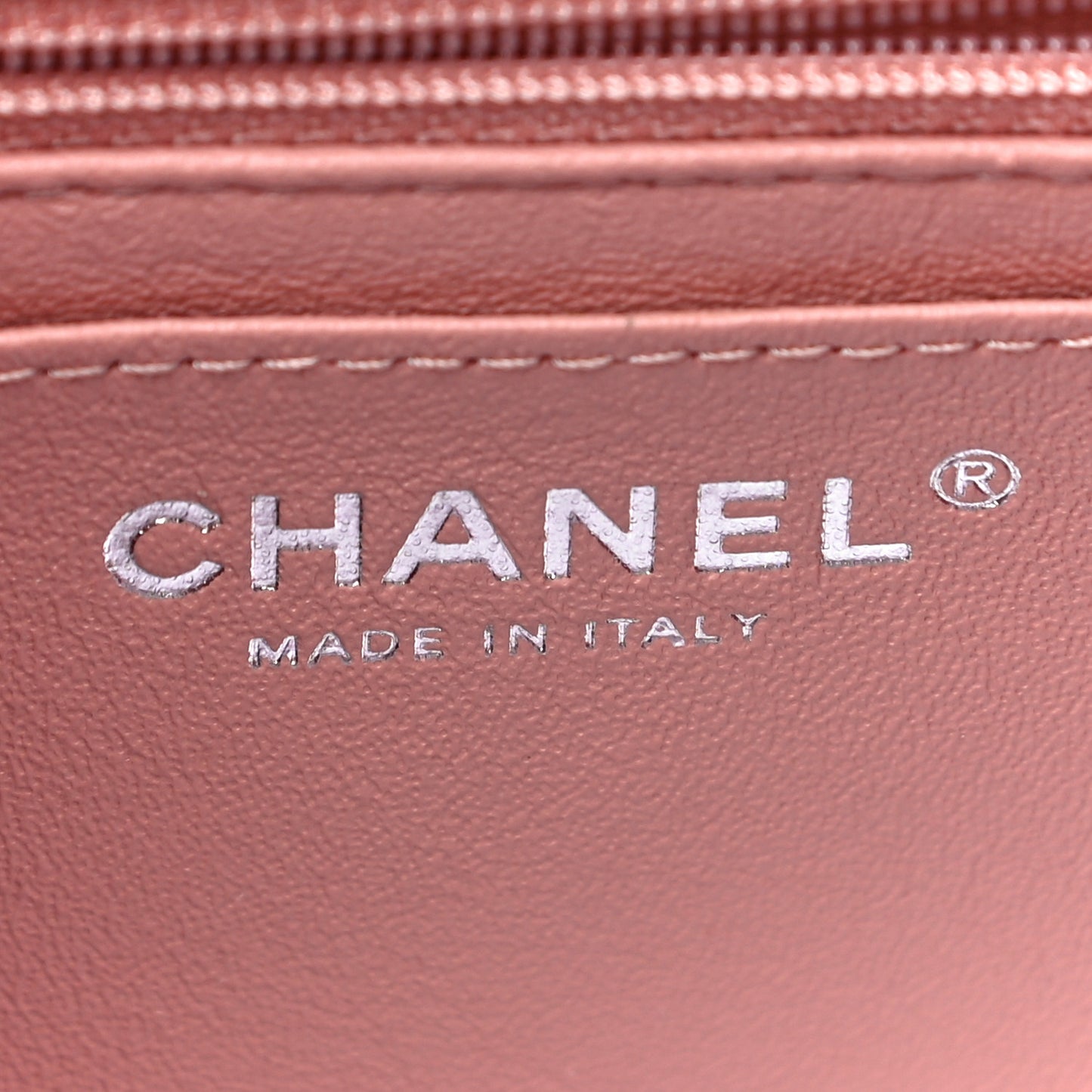 Lambskin Quilted Mini Rectangular Flap Dark Pink
