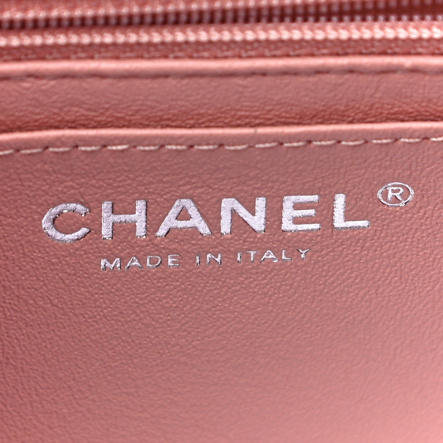 Chanel Lambskin Quilted Mini Rectangular Flap Dark Pink 6 of 11