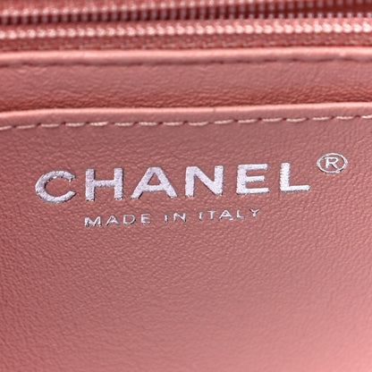 Chanel Lambskin Quilted Mini Rectangular Flap Dark Pink 6 of 11