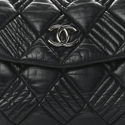 Chanel Lambskin In and Out XL Maxi Flap Black 8 of 11