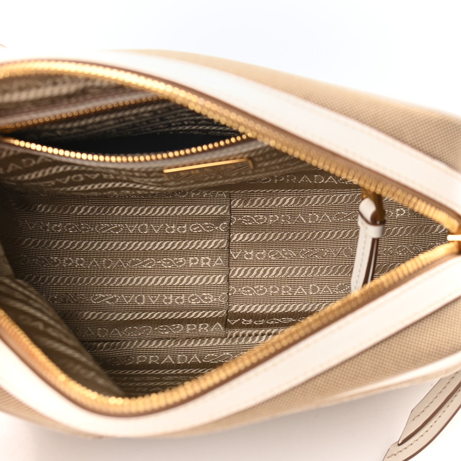Prada Jacquard Logo Camera Bag Corda Talco 5 of 9