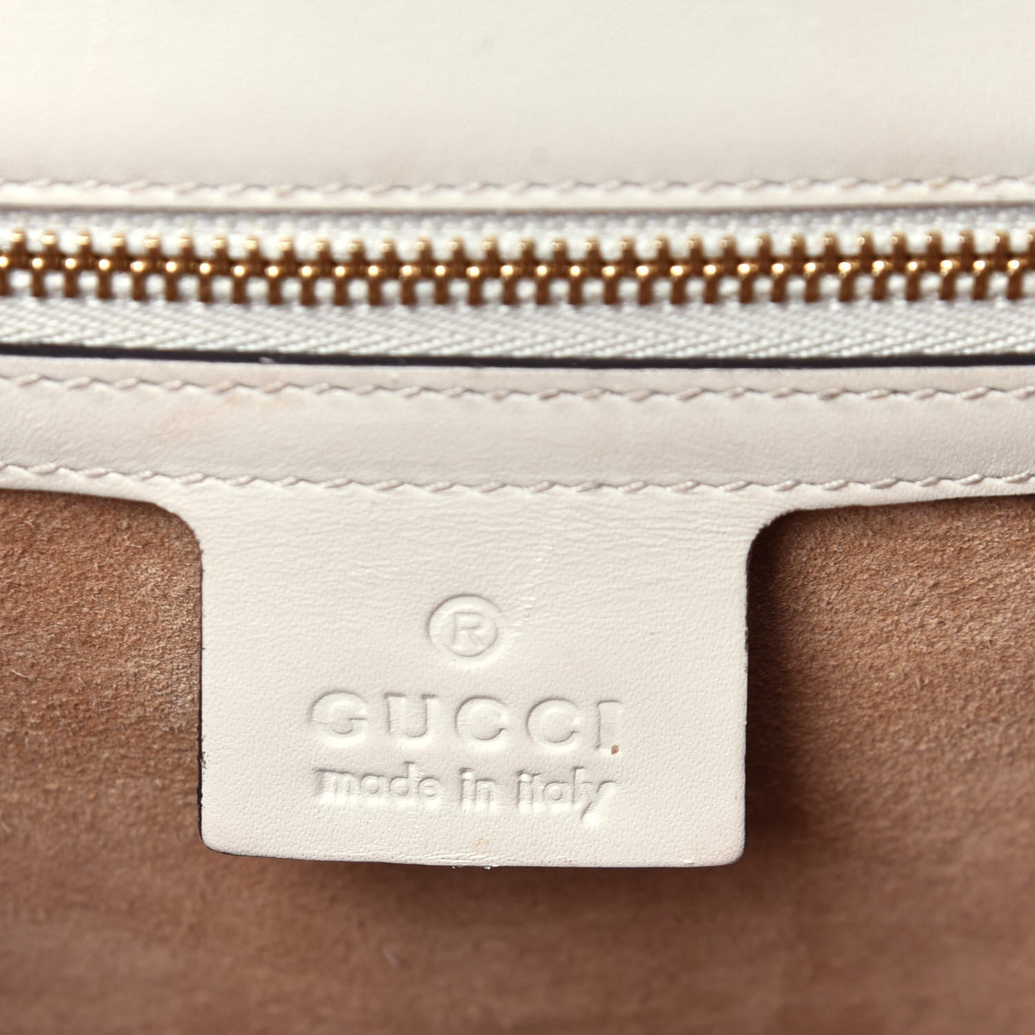 Gucci Calfskin Small Sylvie Shoulder Bag Off White 6 of 14