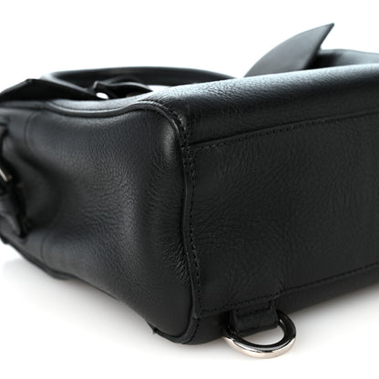 Mulberry Natural Leather Mini Cara Delevigne Convertible Satchel Black 9 of 10