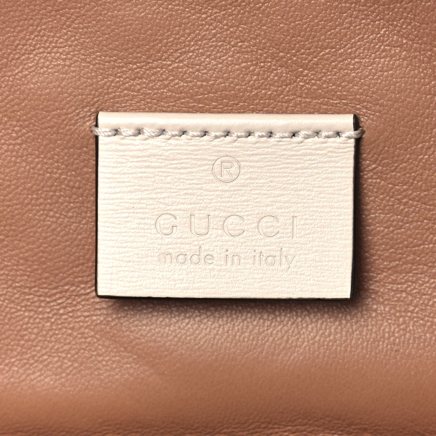 Calfskin Trapuntata Zumi Belt Bag Off White