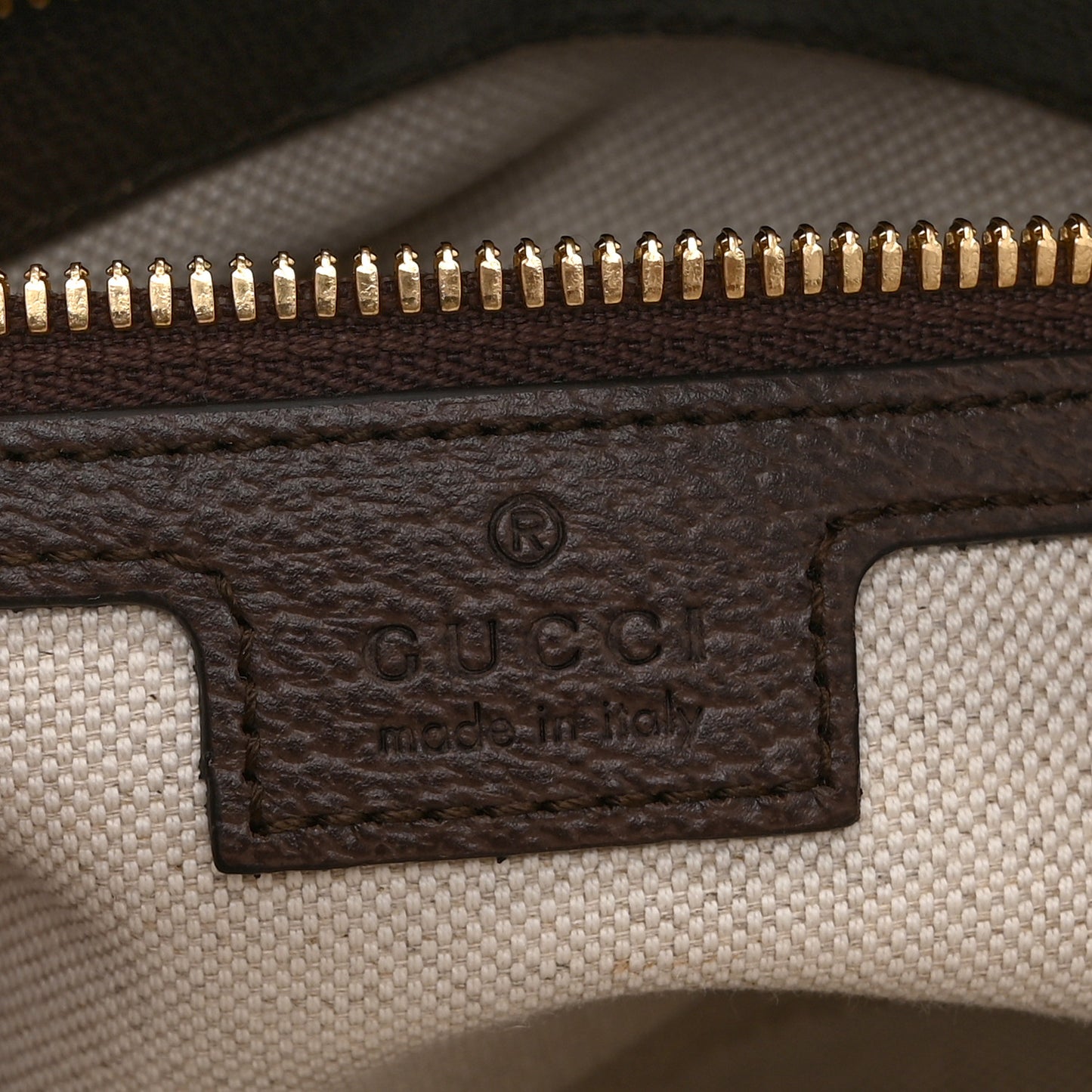Monogram Jumbo GG Textured Dollar Calfskin Web Messenger Shoulder Bag Camel Ebony New Acero
