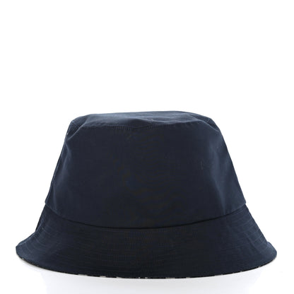 Christian Dior Oblique Reversible Teddy-D Brim Bucket Hat 57 Blue 6 of 9