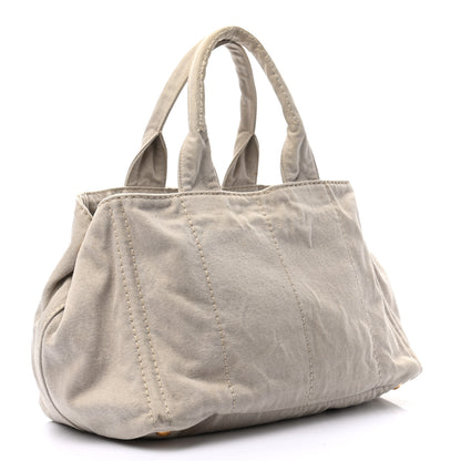 Prada Canapa Logo Shopping Tote Naturale 3 of 11