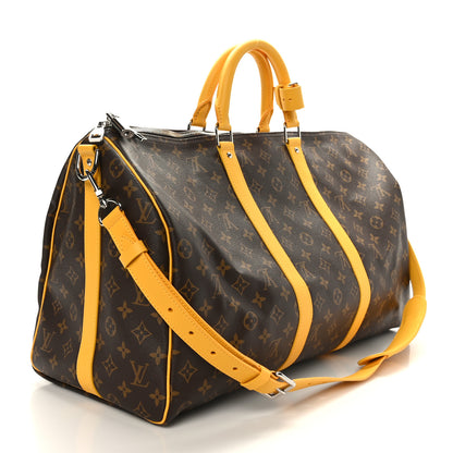 Louis Vuitton Monogram Keepall Bandouliere 50 Jaune Mat 2 of 9