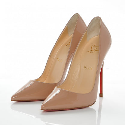 Christian Louboutin Patent So Kate 120 Pumps 39 Nude 3 of 6