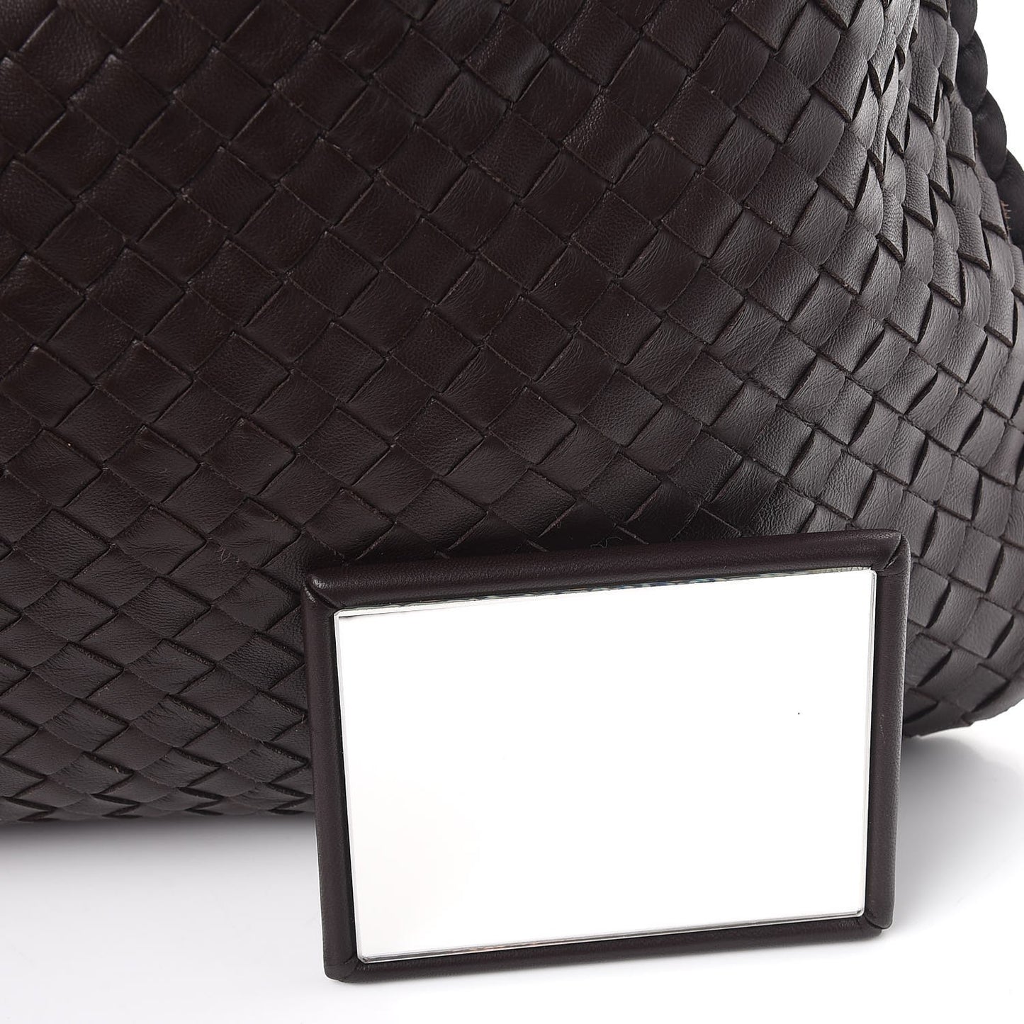 Nappa Intrecciato Large Veneta Hobo Ebano
