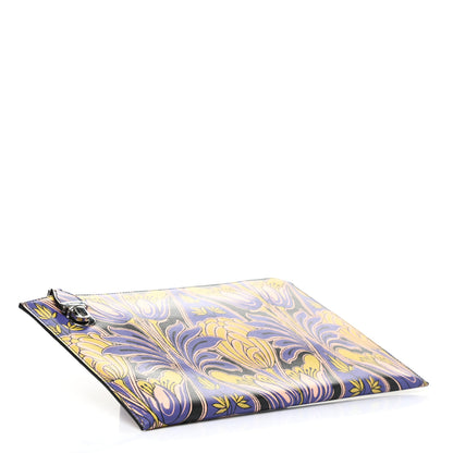 Prada Saffiano Floral Print Flat Pouch 4 of 6