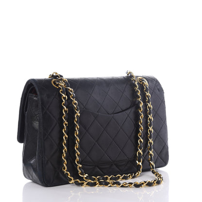 Chanel Lambskin Quilted Medium Double Flap Black 2 of 12
