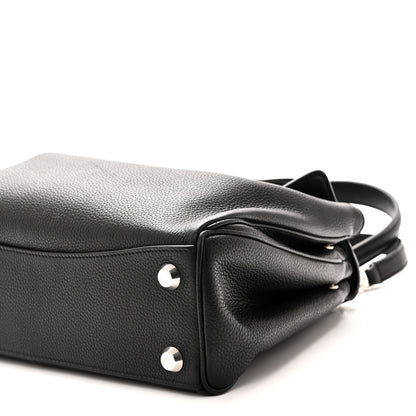 Balenciaga Grained Calfskin Small Rodeo Top Handle Handbag Black 9 of 9