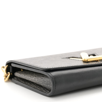 Louis Vuitton Epi Twist Chain Wallet Denim Dark 8 of 13