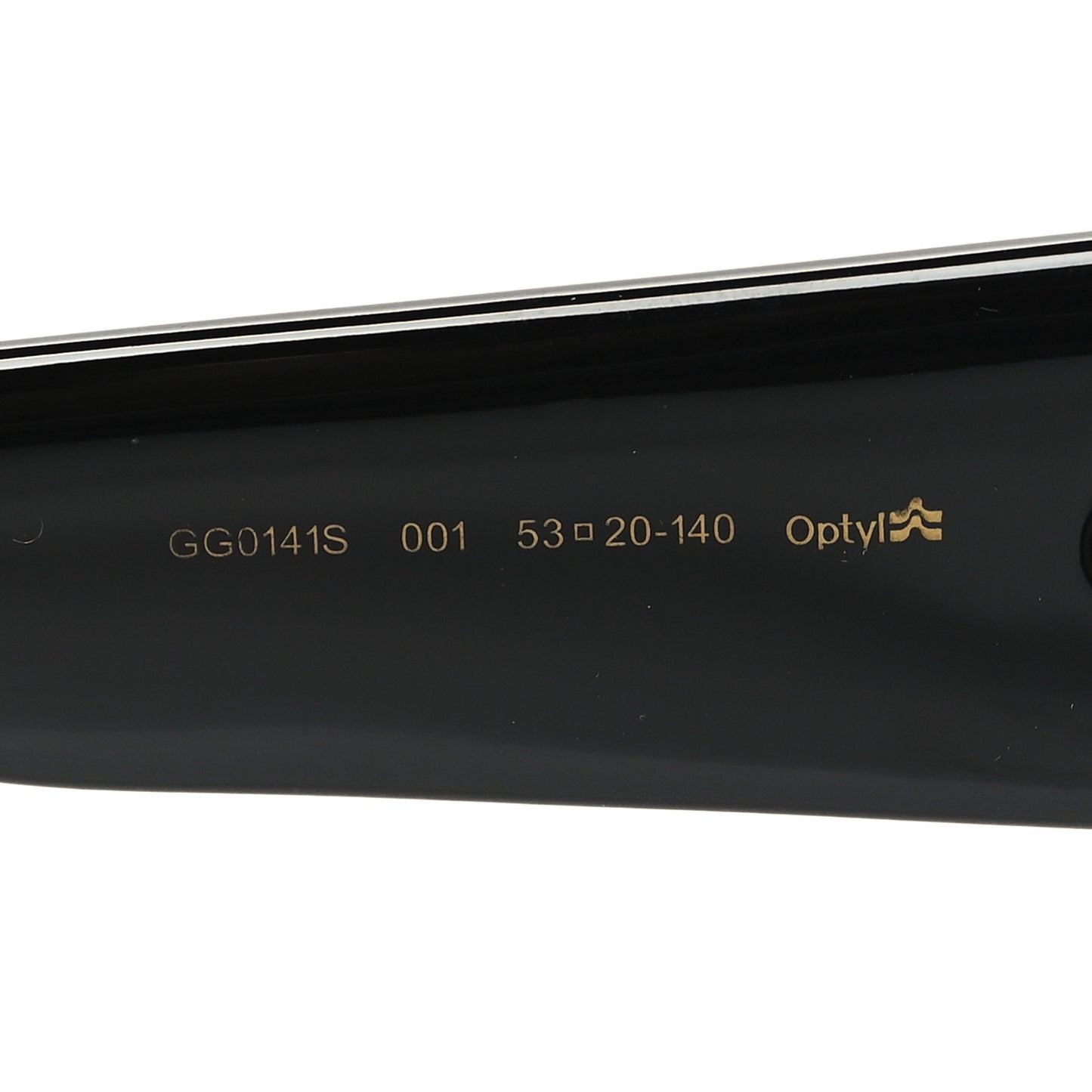 Acetate Square Frame Sunglasses GG0141S Black