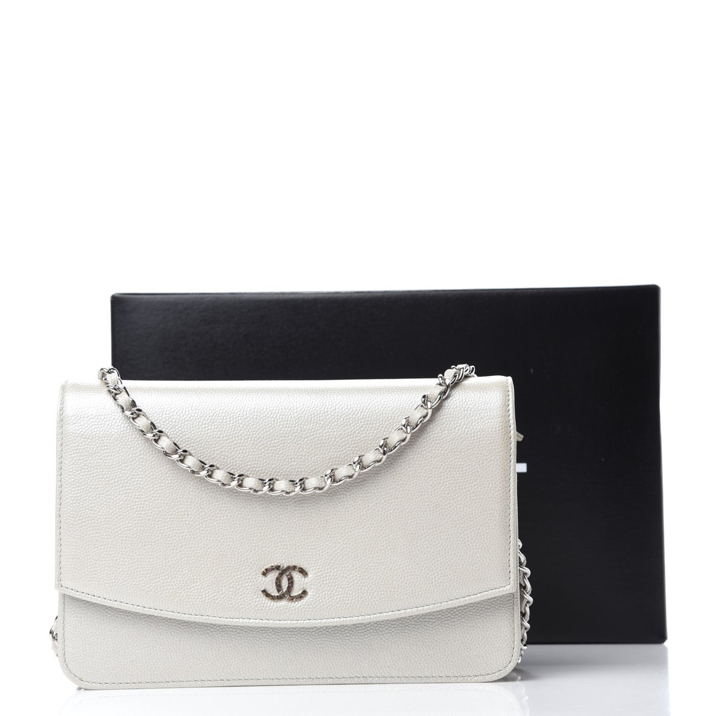 Caviar Sevruga Wallet on Chain WOC Silver