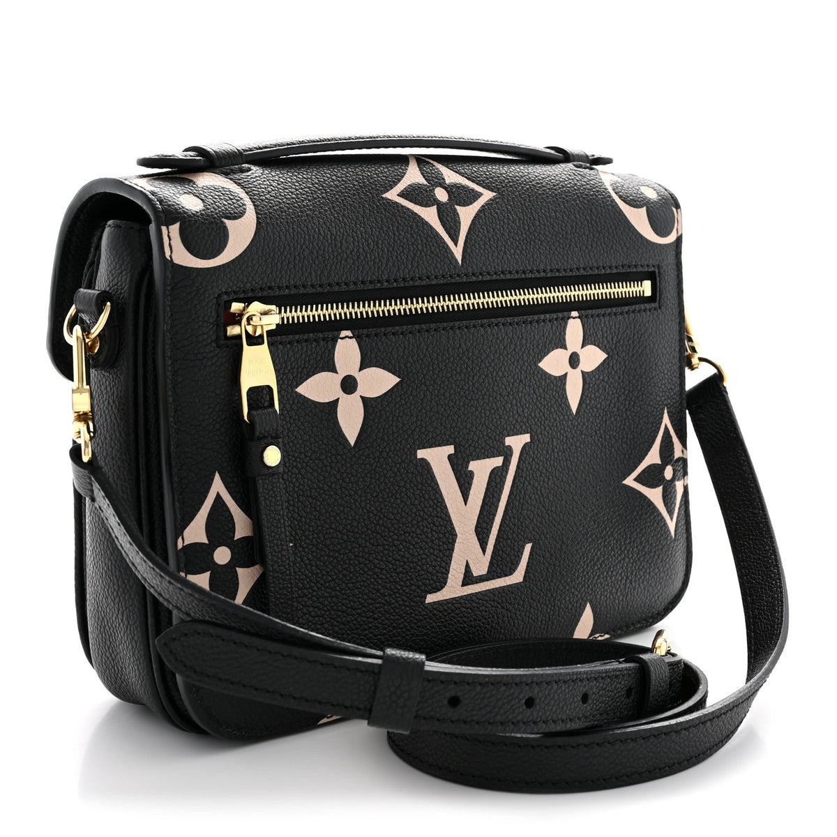 Louis Vuitton Empreinte Monogram Giant Pochette Metis Black Beige 3 of 13