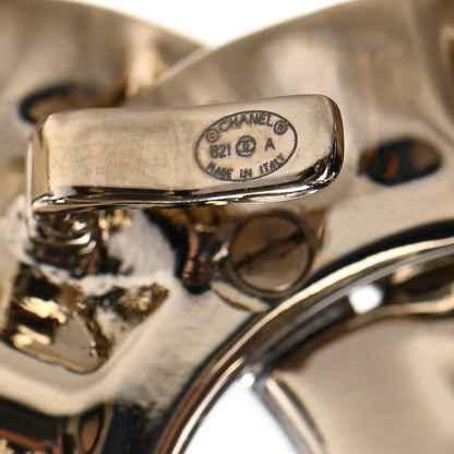 Chanel Lambskin Crystal CC Belt 85 34 Black 5 of 5