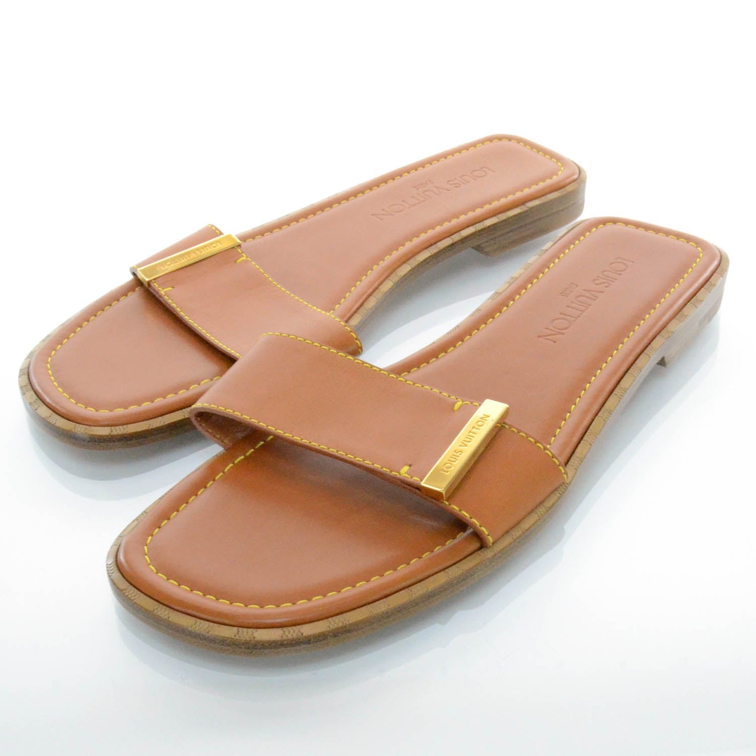 Louis Vuitton Vachetta Sandals 41 2 of 6