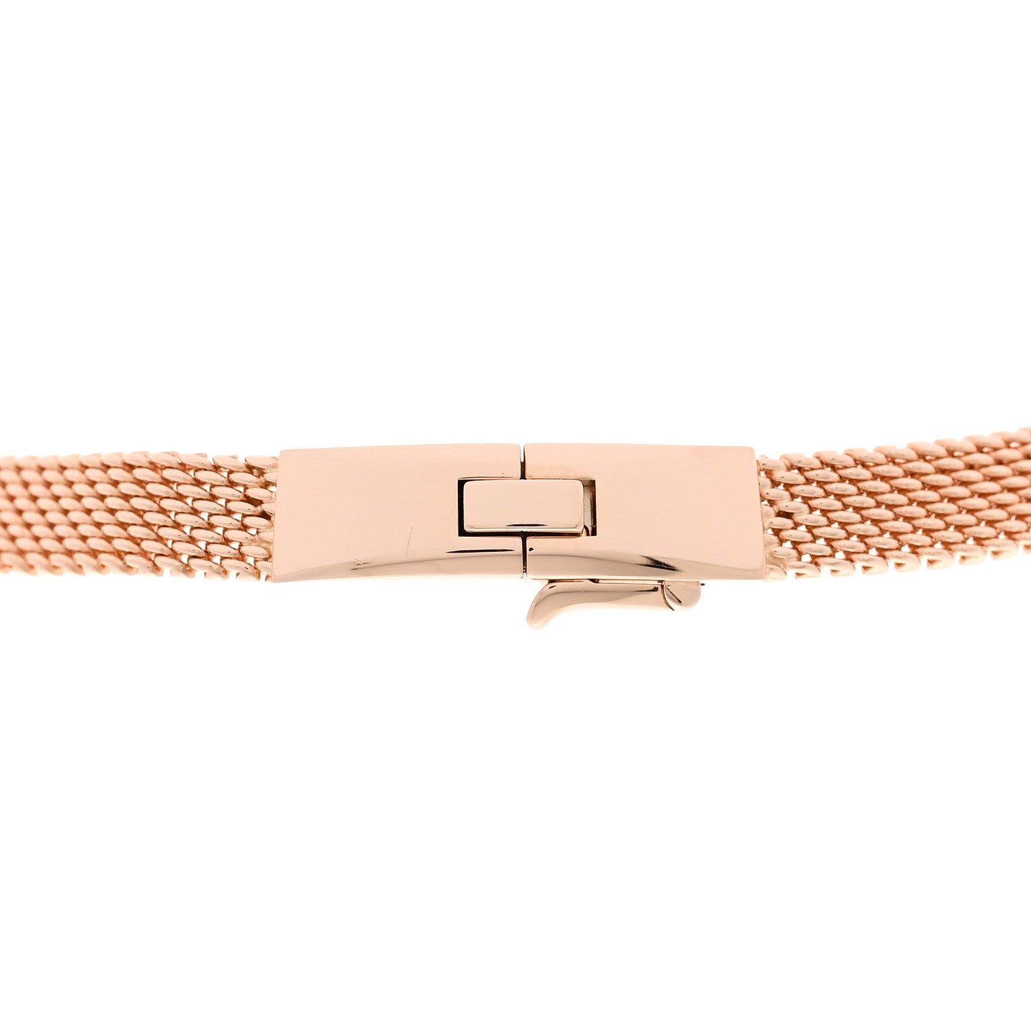 Hermes 18K Rose Gold Diamond Kelly Gavroche Necklace SH 4 of 6