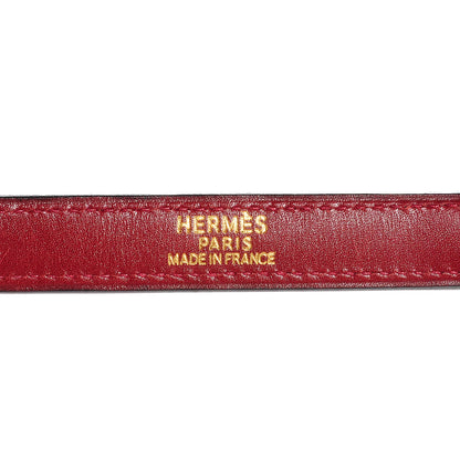 Hermes Box Kelly Retourne 32 Rouge H 27 of 28