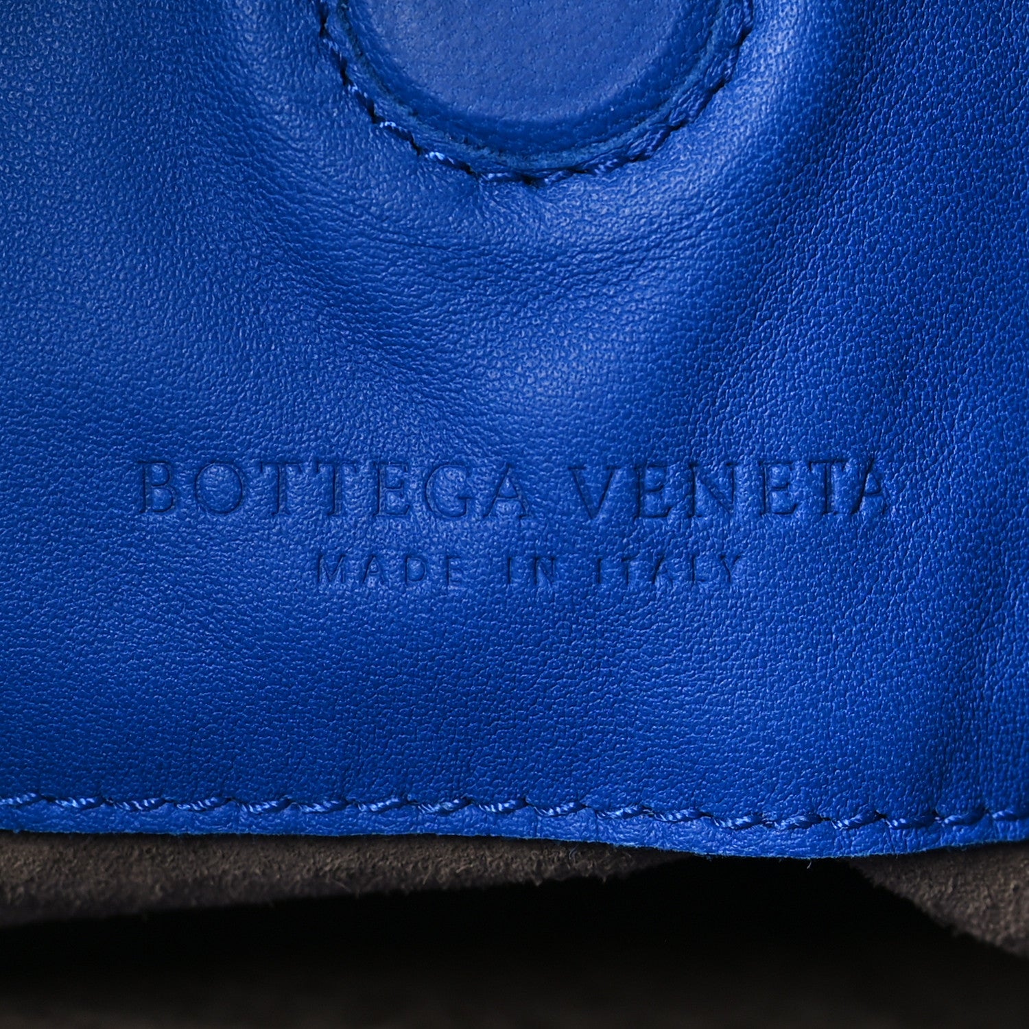Bottega Veneta Nappa Intrecciato Large Campana Signal Blue 6 of 9