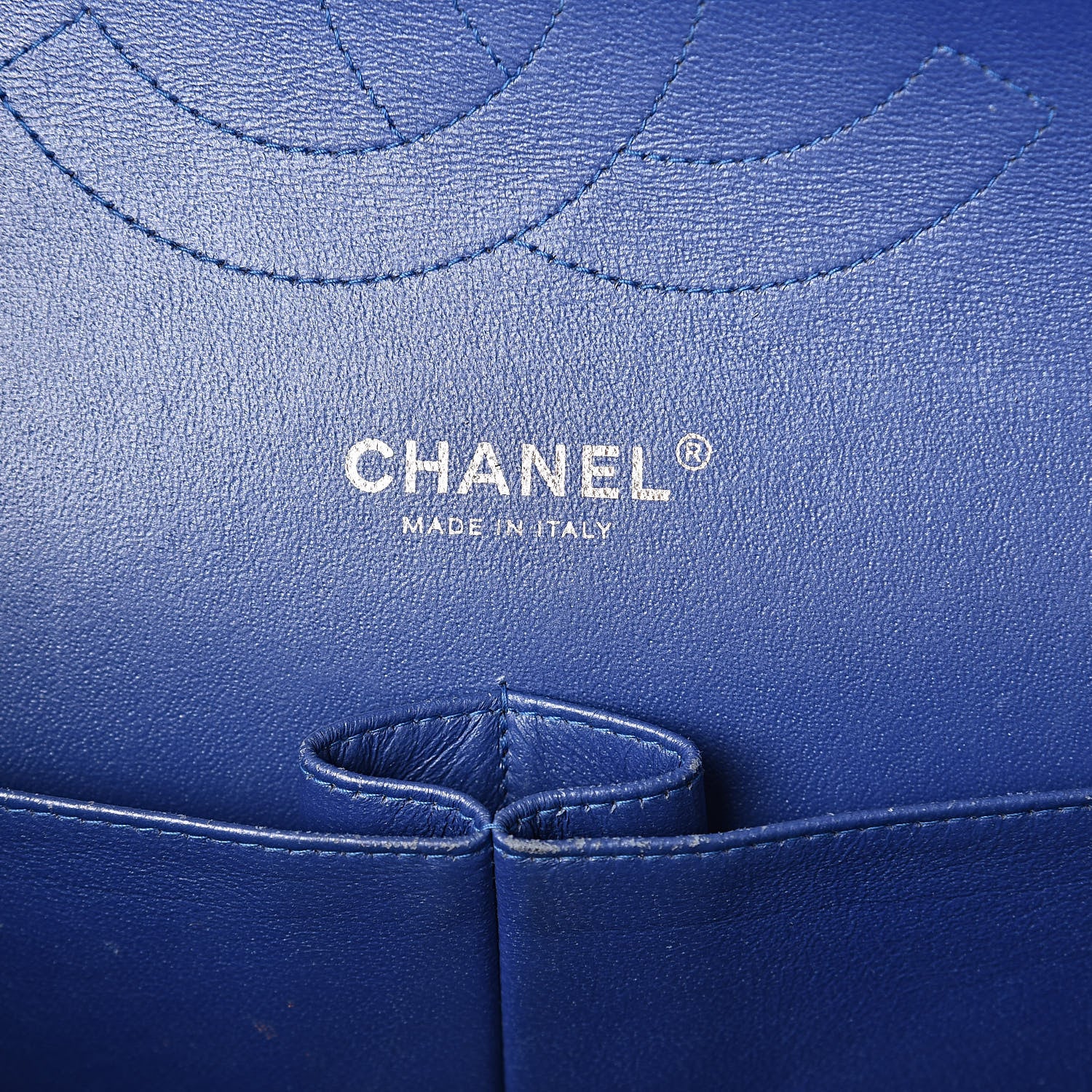 Chanel Patent Quilted Jumbo Double Flap Blue 6 of 13
