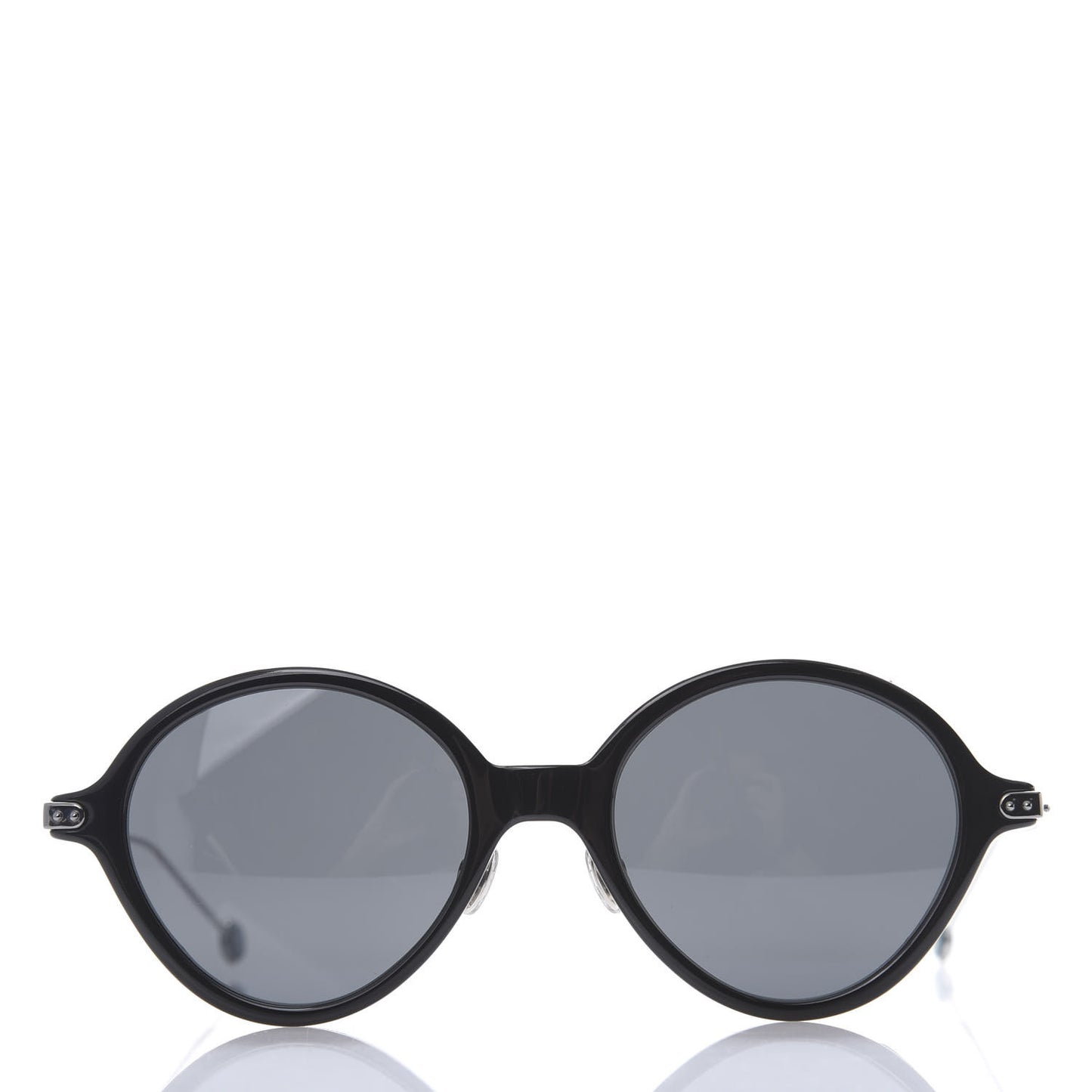 Acetate Umbrage Round Sunglasses Tortoise Black