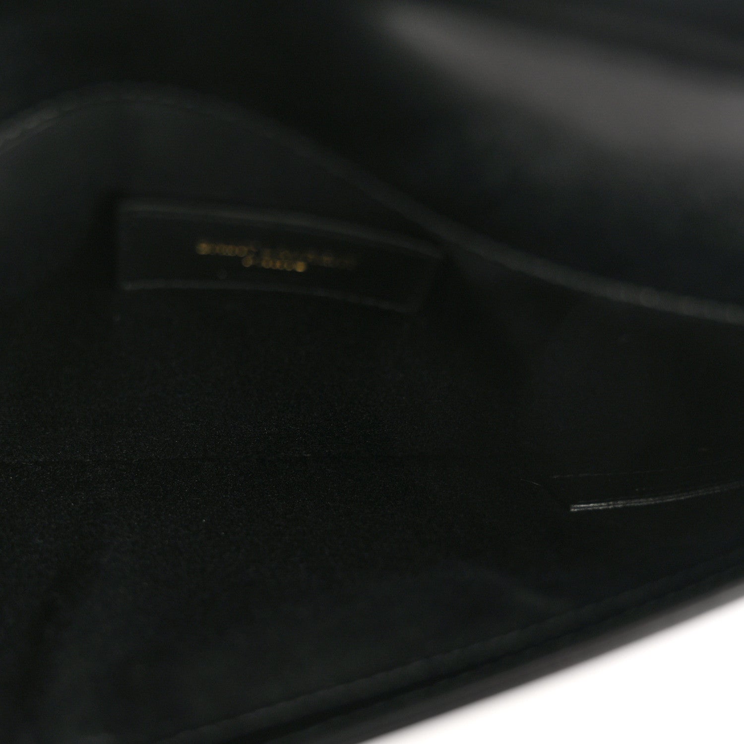 Saint Laurent Smooth Shiny Calfskin Uptown Pouch Black 5 of 8