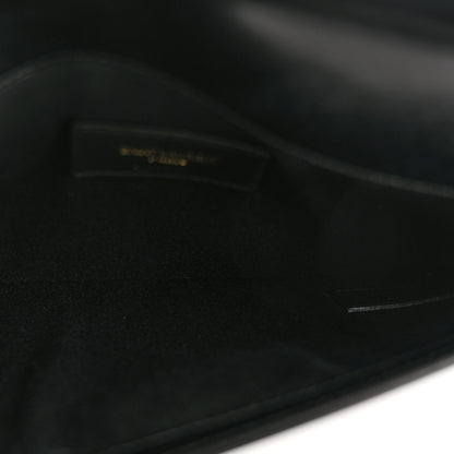 Saint Laurent Smooth Shiny Calfskin Uptown Pouch Black 5 of 8