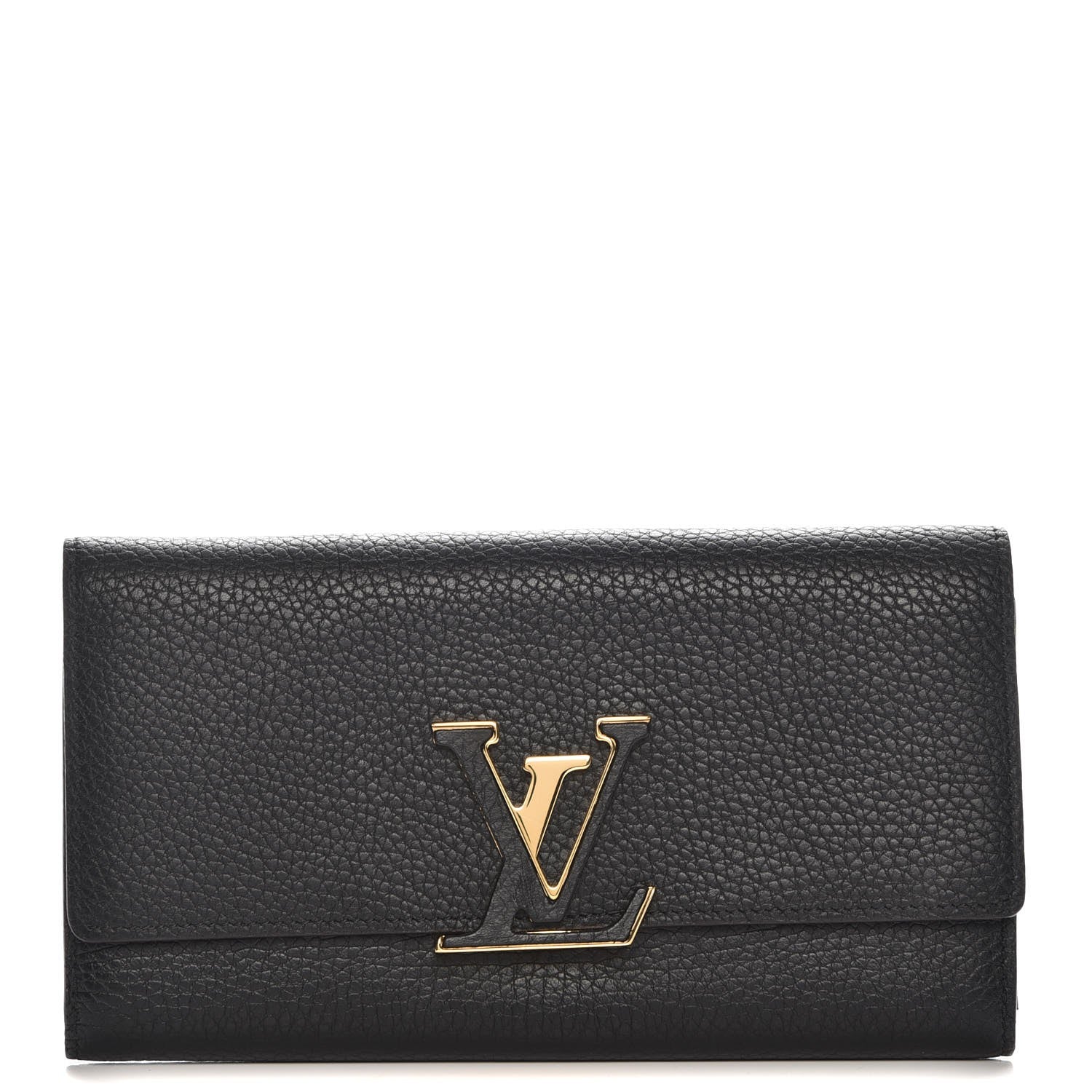 Louis Vuitton Taurillon Capucines Wallet Black 1 of 7