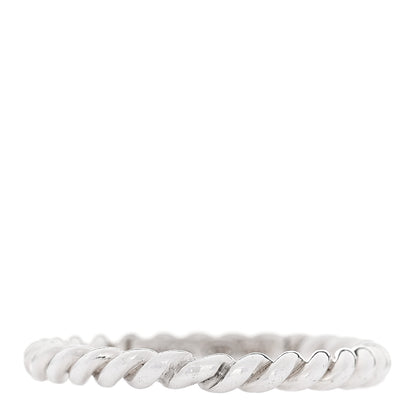 Tiffany Sterling Silver Twist Rope Ring 52 6 1 of 4