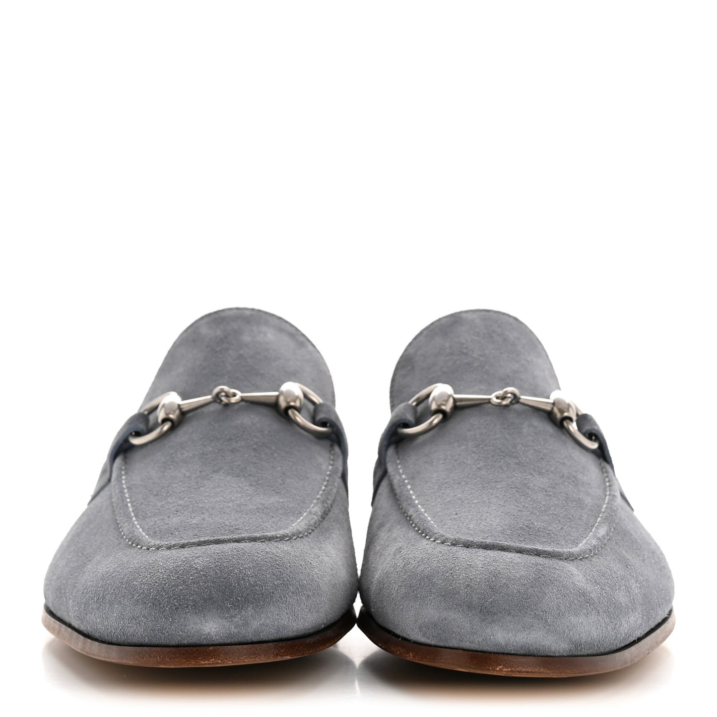 Suede Horsebit Mens Jordaan Loafers 8.5 Foggy Grey
