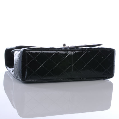 Chanel Distressed Patent Jumbo Single Flap Black 4 of 7